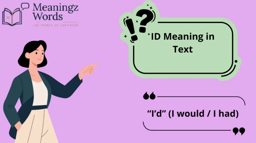 ID Meaning in Text
