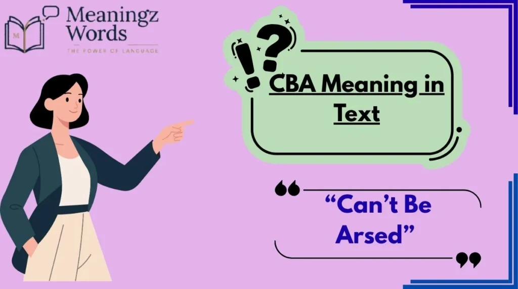 CBA Meaning in Text
