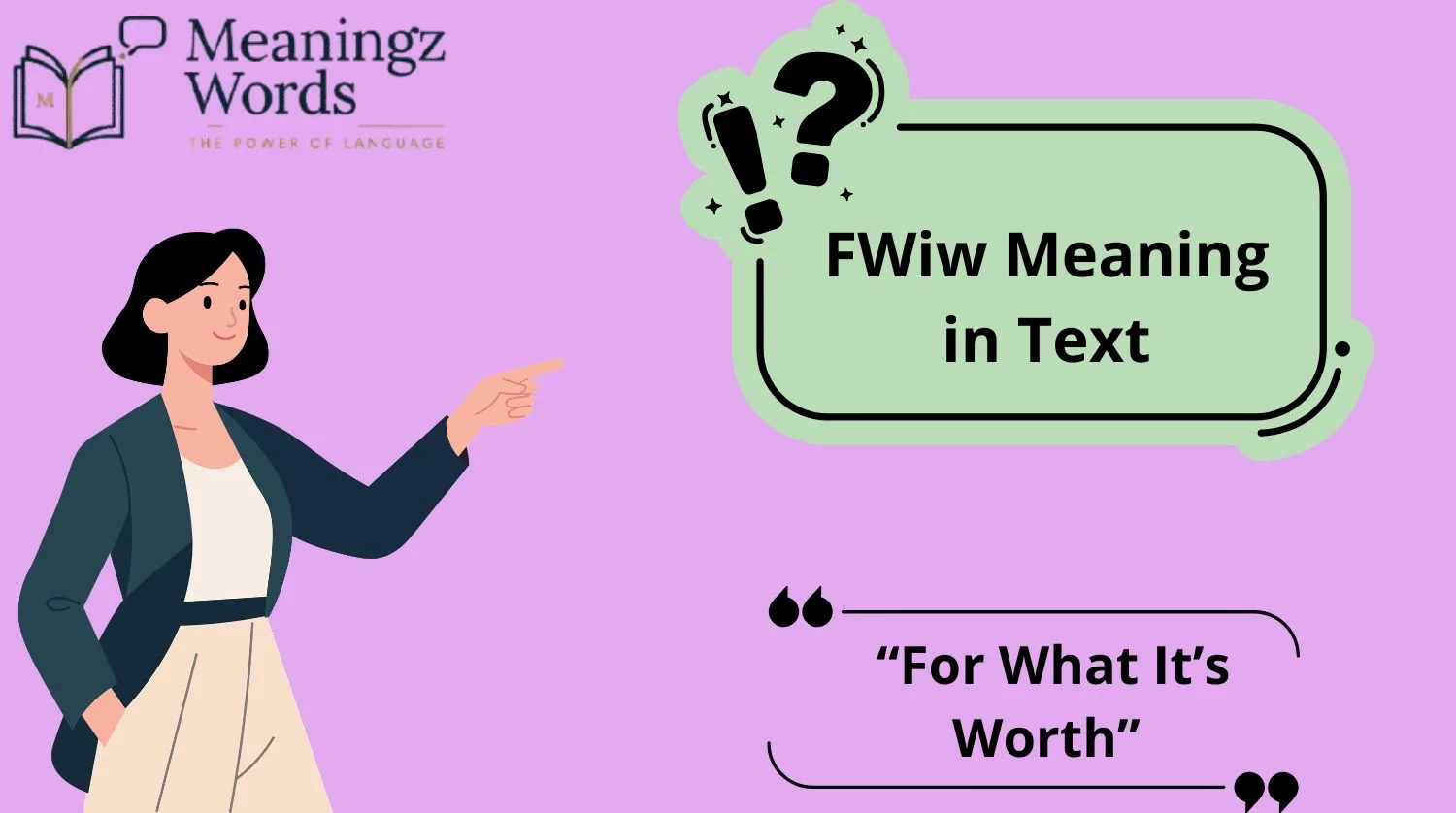 FWiw Meaning in Text