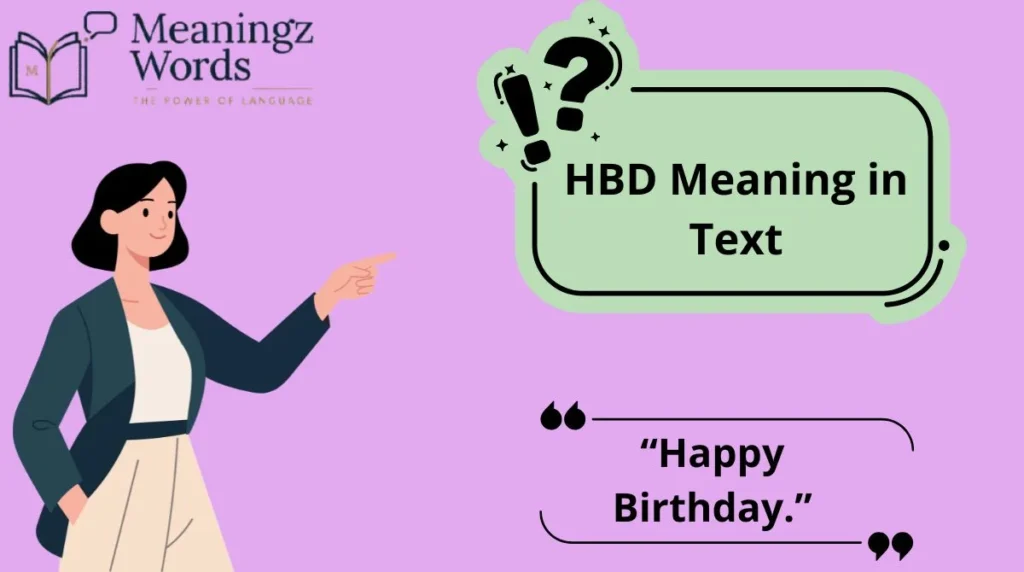 HBD Meaning in Text