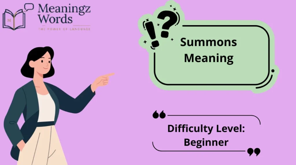 Summons Meaning